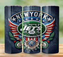 Load image into Gallery viewer, Professional Football Embroidered Tumbler Graphics Package