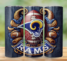 Load image into Gallery viewer, Professional Football Embroidered Tumbler Graphics Package