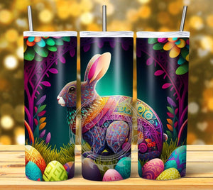 Stained Glass Easter Tumbler Graphics Package