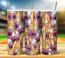 Load image into Gallery viewer, Professional Baseball Seamless Tumbler Graphics Package
