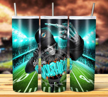 Load image into Gallery viewer, Professional Football Skeleton Tumbler Graphics Package
