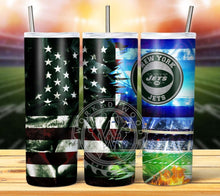 Load image into Gallery viewer, Professional Football Grunge Tumbler Graphics Package
