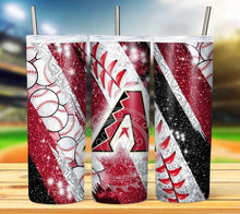 Load image into Gallery viewer, Professional Baseball Glitter Tumbler Graphics Package
