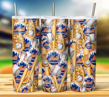 Load image into Gallery viewer, Professional Baseball Seamless Tumbler Graphics Package

