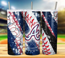 Load image into Gallery viewer, Professional Baseball Glitter Tumbler Graphics Package
