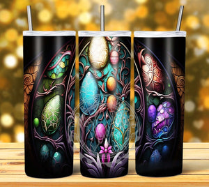 Stained Glass Easter Tumbler Graphics Package