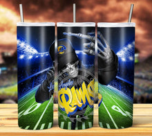 Load image into Gallery viewer, Professional Football Skeleton Tumbler Graphics Package
