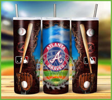 Load image into Gallery viewer, Professional Baseball Wooden Frame Tumbler Graphics Package
