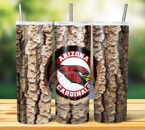 Professional Football Tree Trunk Tumbler Graphics Package