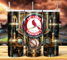 Load image into Gallery viewer, Professional Baseball Steampunk Tumbler Graphics Package
