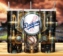 Load image into Gallery viewer, Professional Baseball Steampunk Tumbler Graphics Package
